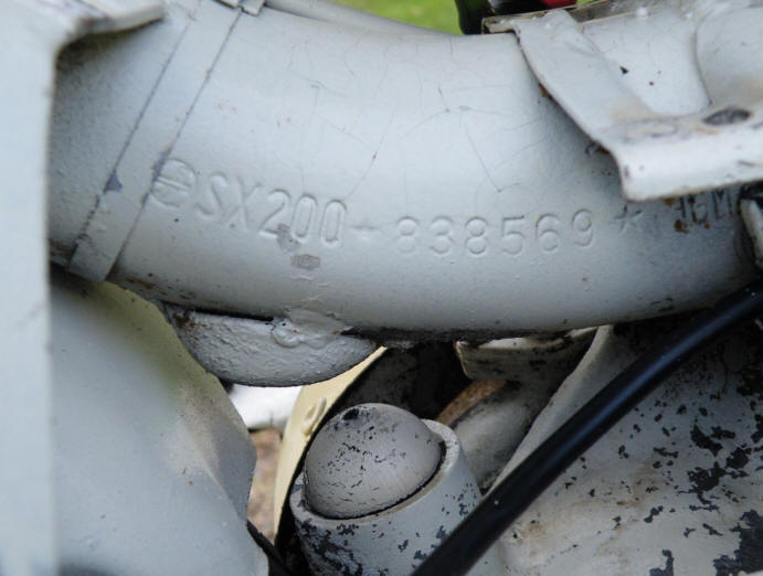 Lambretta SX 200 in Original White
