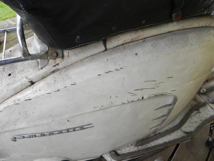 Lambretta TV 200 in Original White