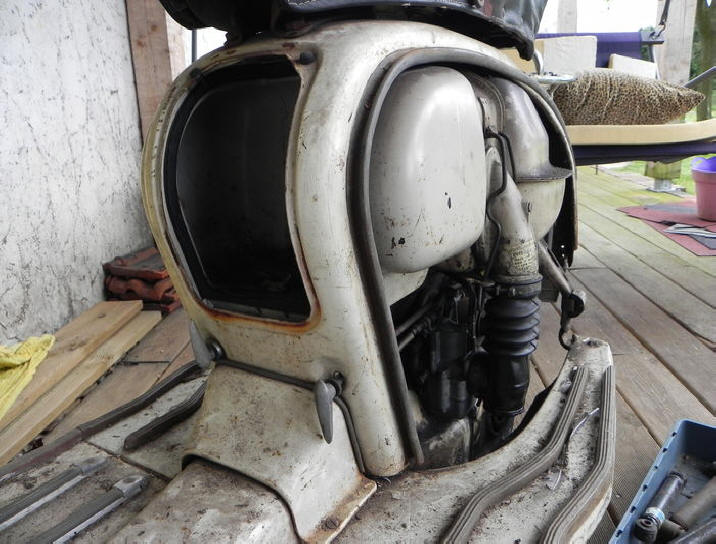 Lambretta TV 200 in Original White