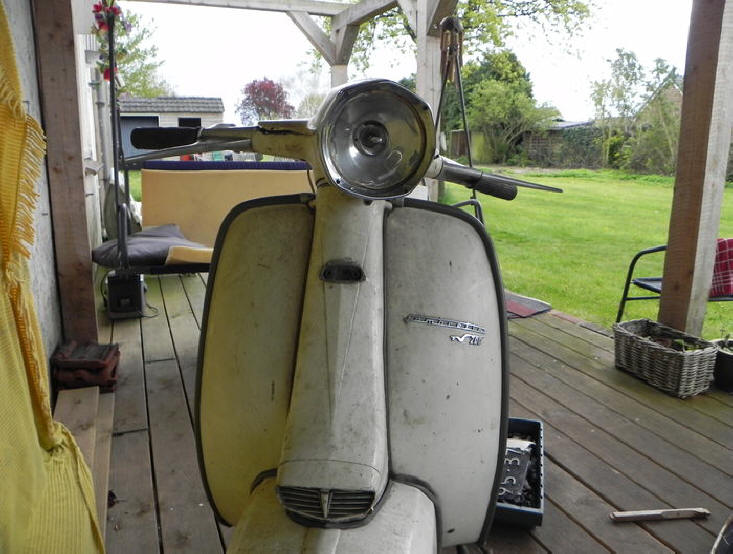 Lambretta TV 200 in Original White