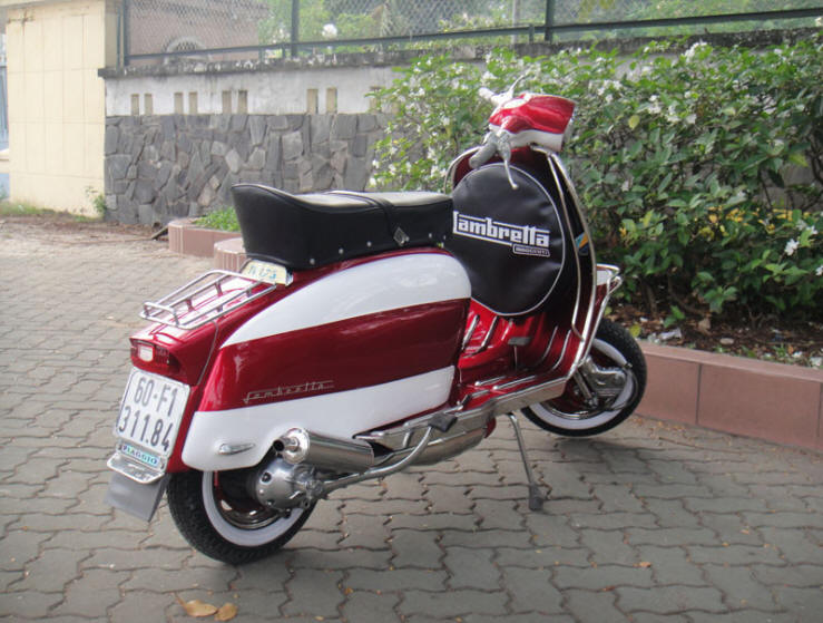 Lambretta TV 175 Series III Red and White