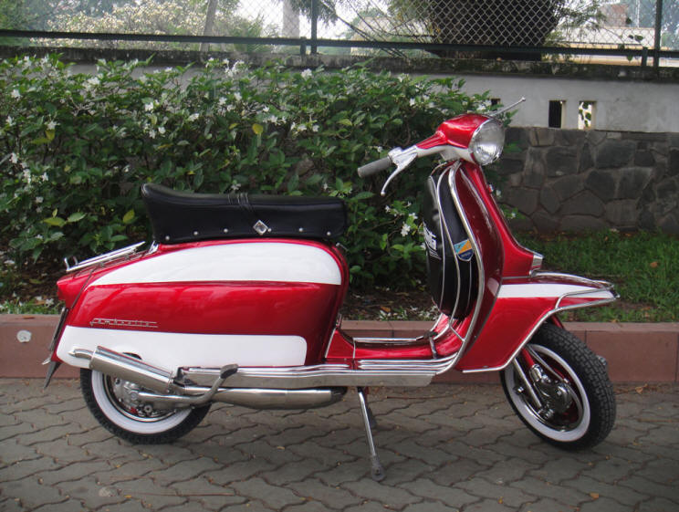 Lambretta TV 175 Series III Red and White