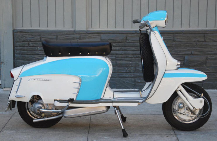 Lambretta TV 175 Series III White and Ribbon Blue