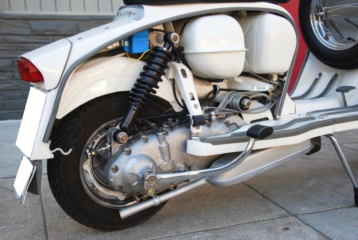 Lambretta TV 175 Series III White and Ribbon Blue