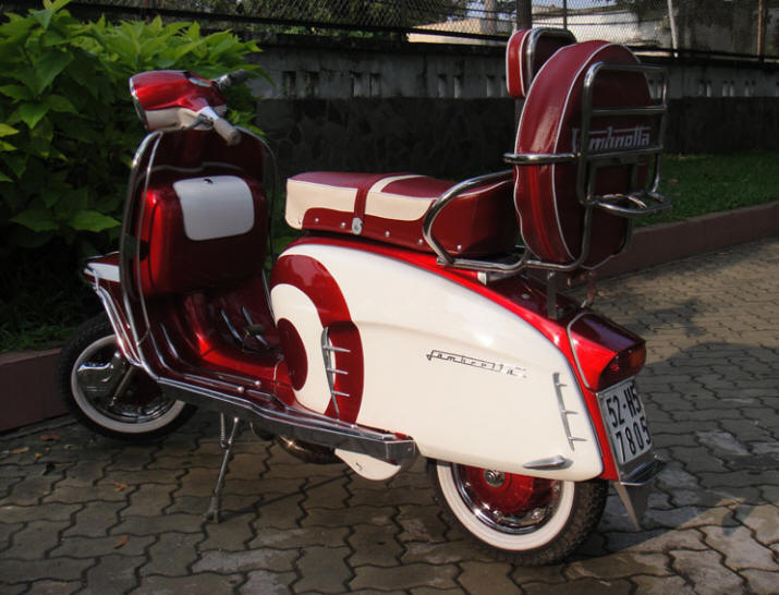 Lambretta LI Special Red and White MOD Target