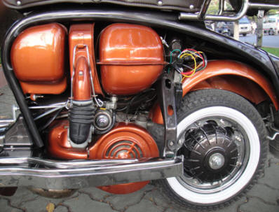 Lambretta LI Special Brown and Copper Brown