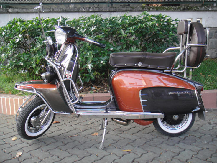 Lambretta LI Special Brown and Copper Brown