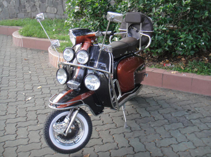 Lambretta LI Special Brown and Copper Brown