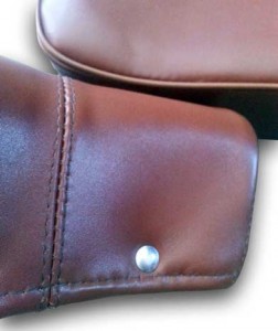 Premium leather vintage Vespa Lambretta seats