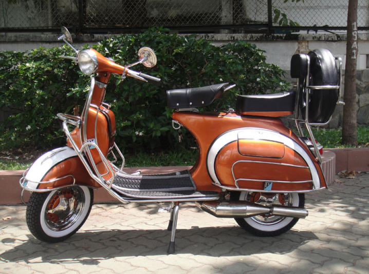 Vespa VBB Pure Orange and White