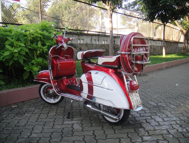 Vespa VBC Red and White MOD Target