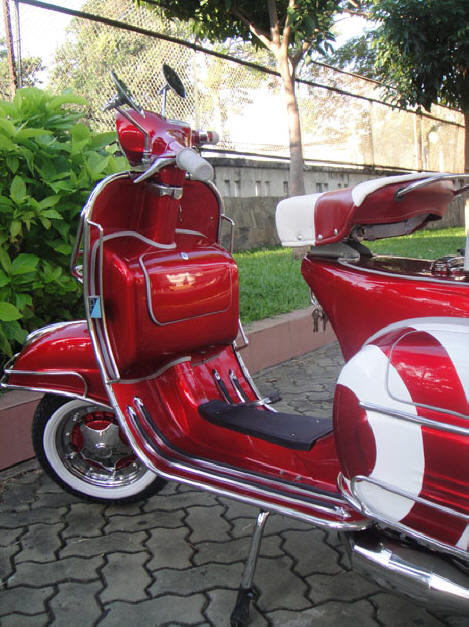 Vespa VBC Red and White MOD Target