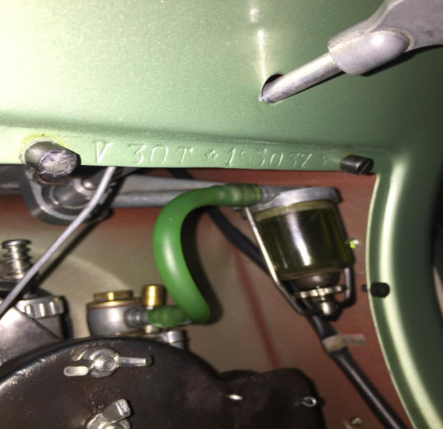 Vespa Faro Basso Green 1951