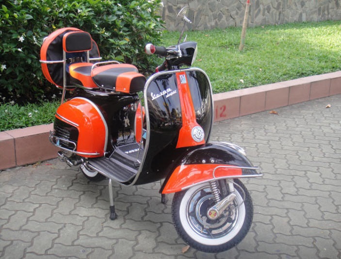 Vespa VBC Black and Orange