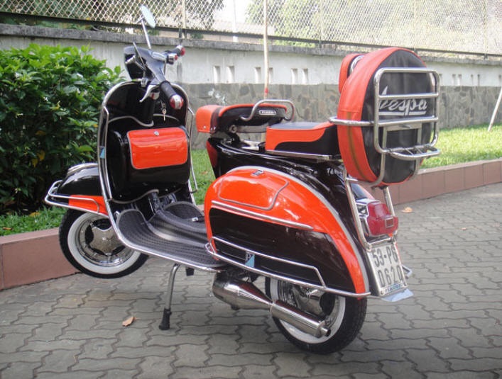 Vespa VBC Black and Orange