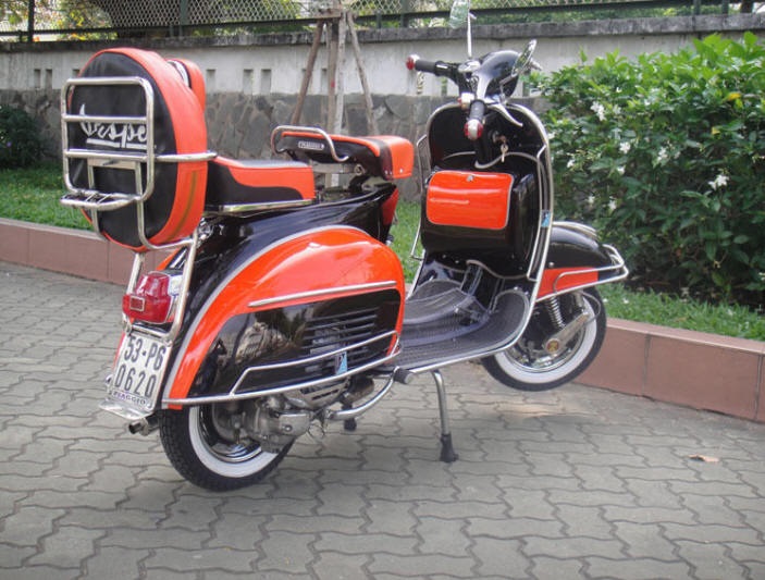Vespa VBC Black and Orange