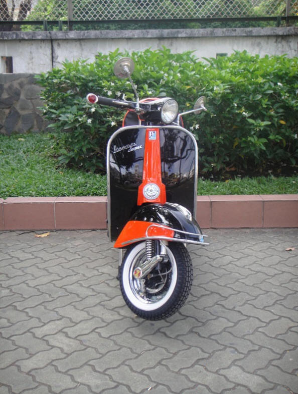 Vespa VBC Black and Orange