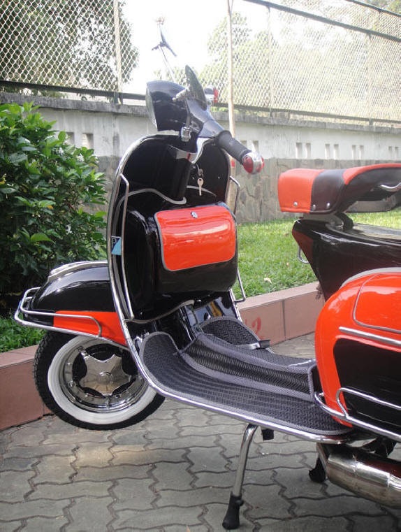 Vespa VBC Black and Orange